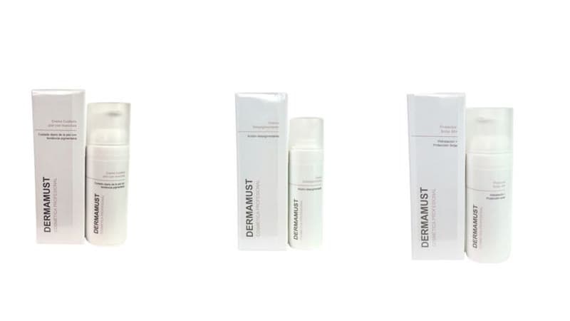 Pack Manchas DERMAMUST con solar sin color (10 % dto.) Pack 3 productos