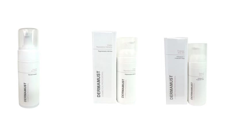 Pack Post Tratamiento Esencial DERMAMUST (10 % dto.) Pack 3 productos